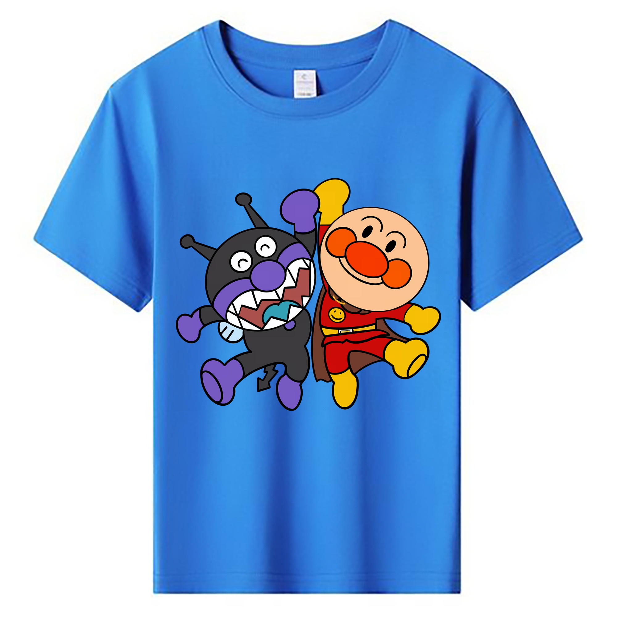 （画像用） アンパンマン Anpanman 綿100％キッズTシャツ（フロントプリント）